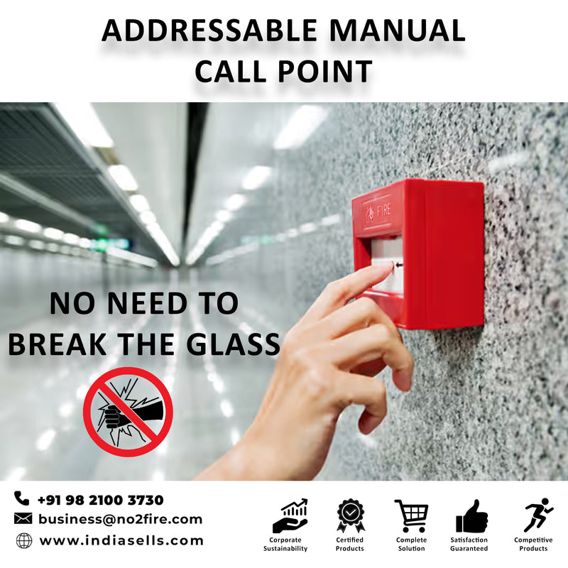 Notofire Addressable Manual Call Point - NF5264 Digital Manual Call Point