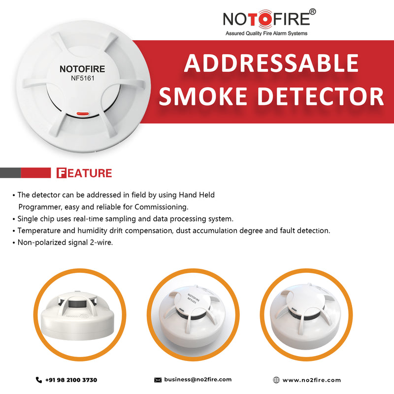 Notofire Addressable Photoelectric Smoke Detector-NF5161