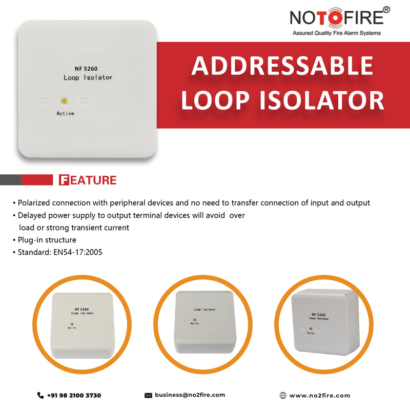 Notofire Addressable Loop Isolator- NF5260