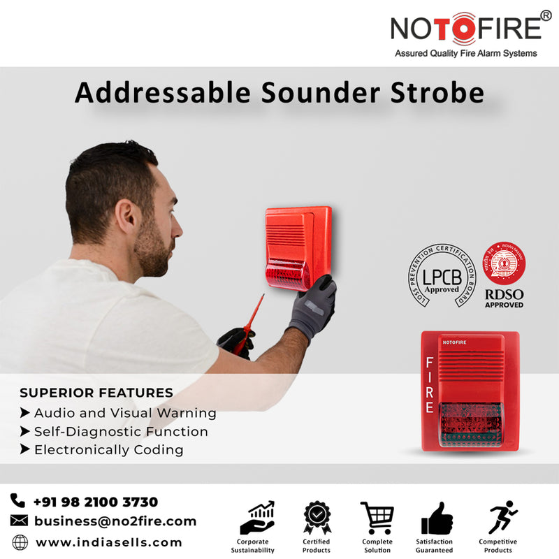 Notofire Addressable Sounder Strobe